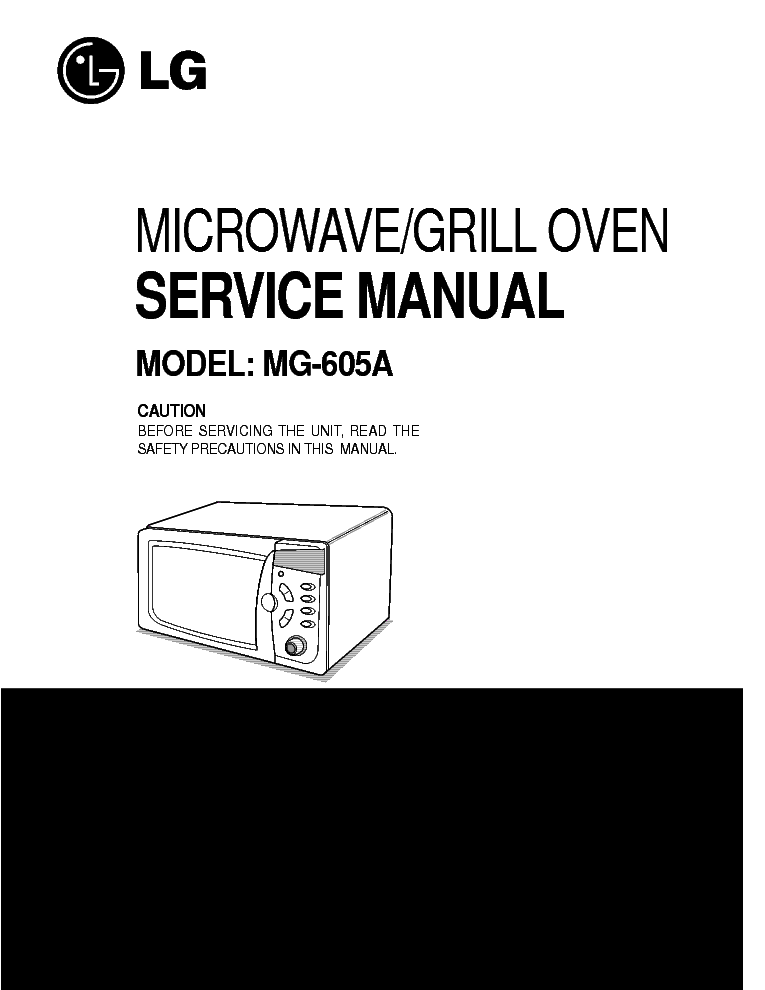 LG MG-605A SM service manual