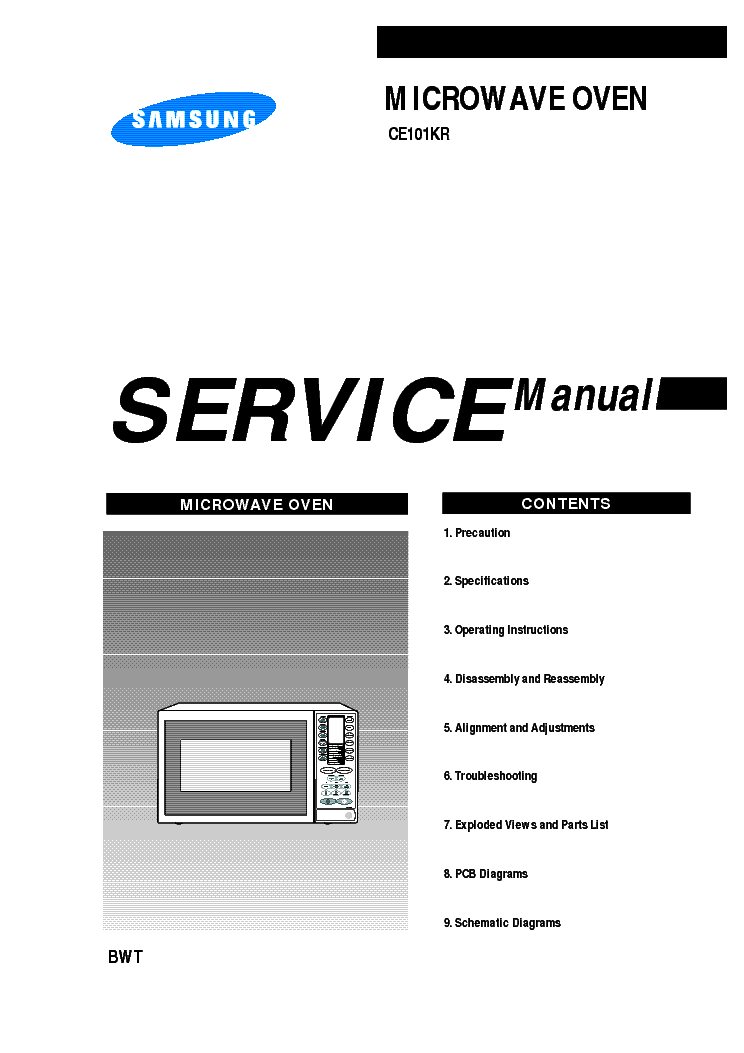 SAMSUNG CE101KR service manual