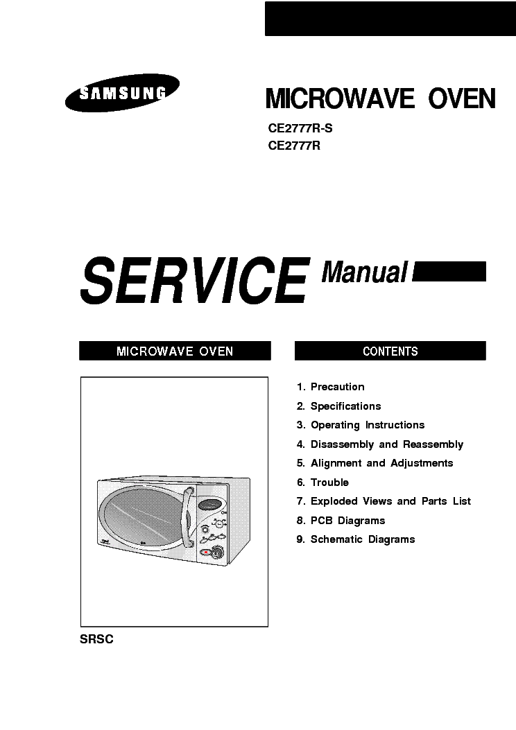 SAMSUNG CE2777R-S service manual