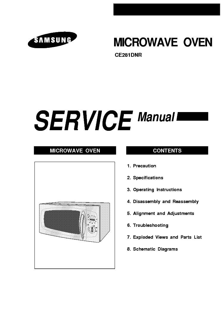 SAMSUNG CE281DNR service manual