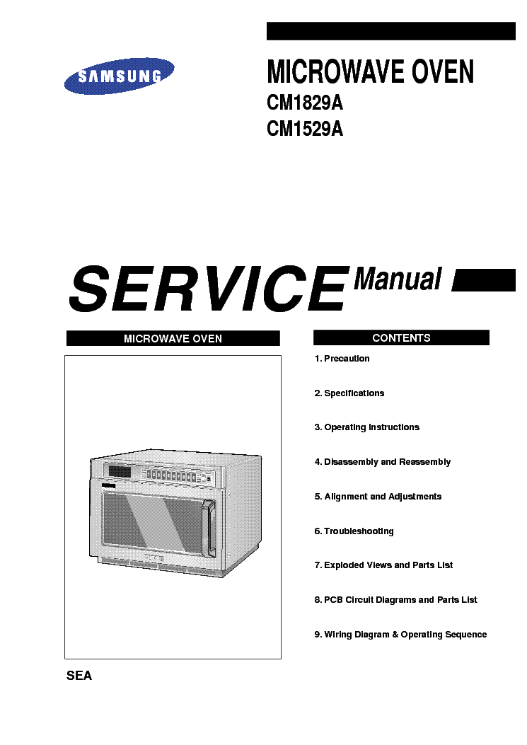 SAMSUNG CM1829A service manual