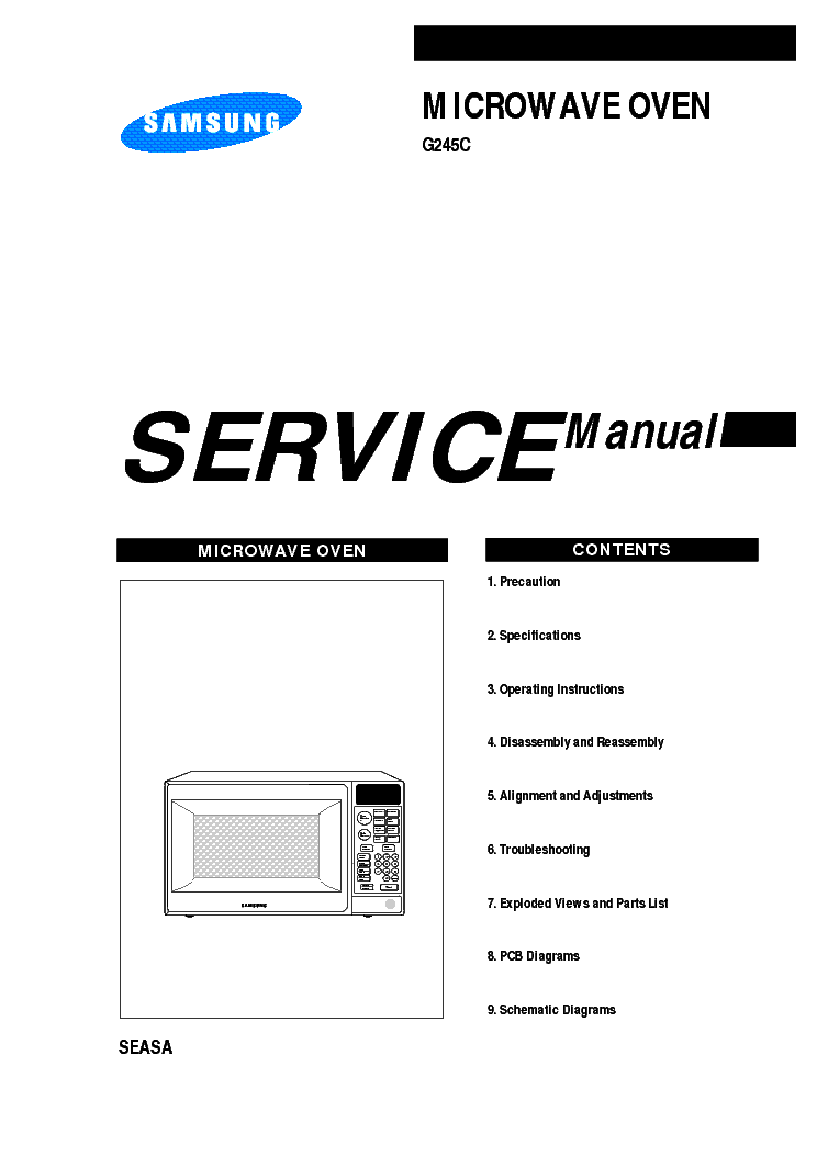 SAMSUNG G245C service manual