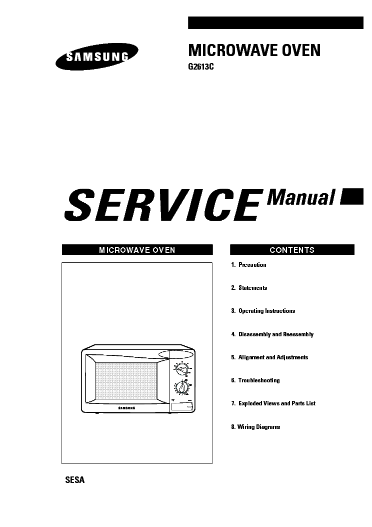 SAMSUNG G2613C service manual