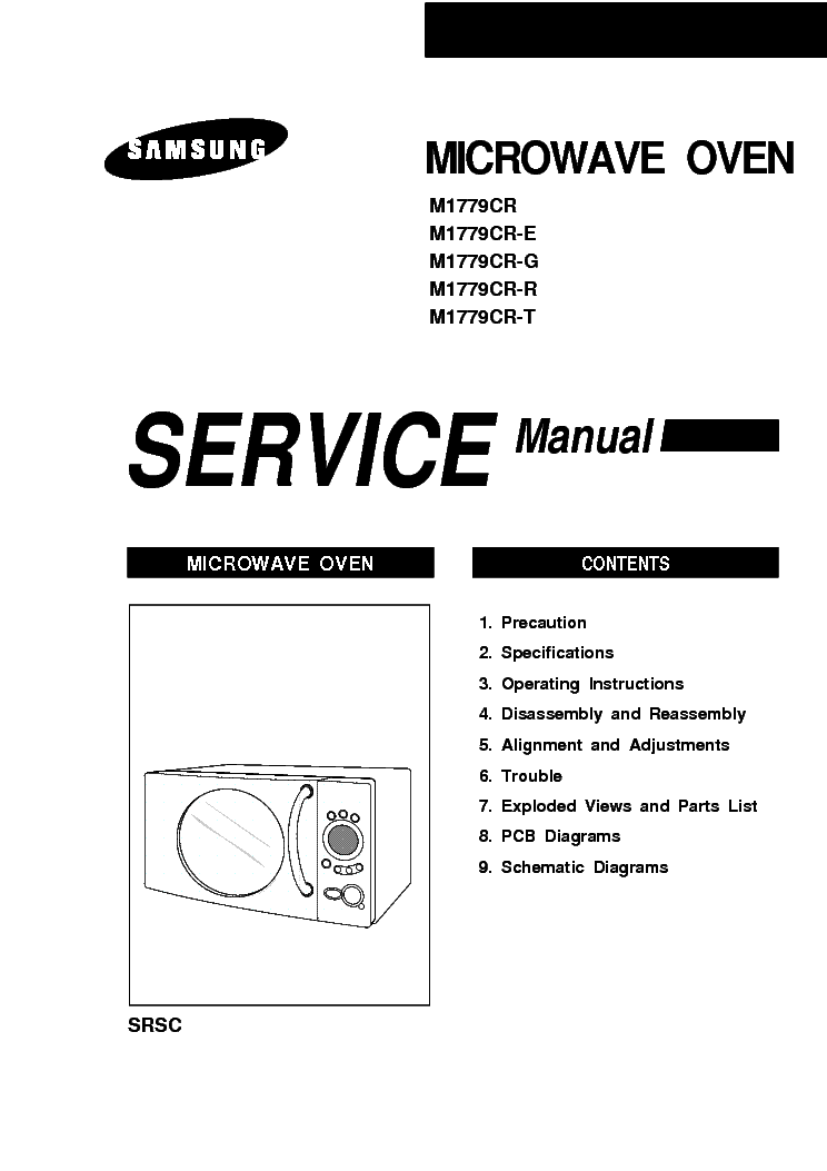 SAMSUNG M1779CR service manual