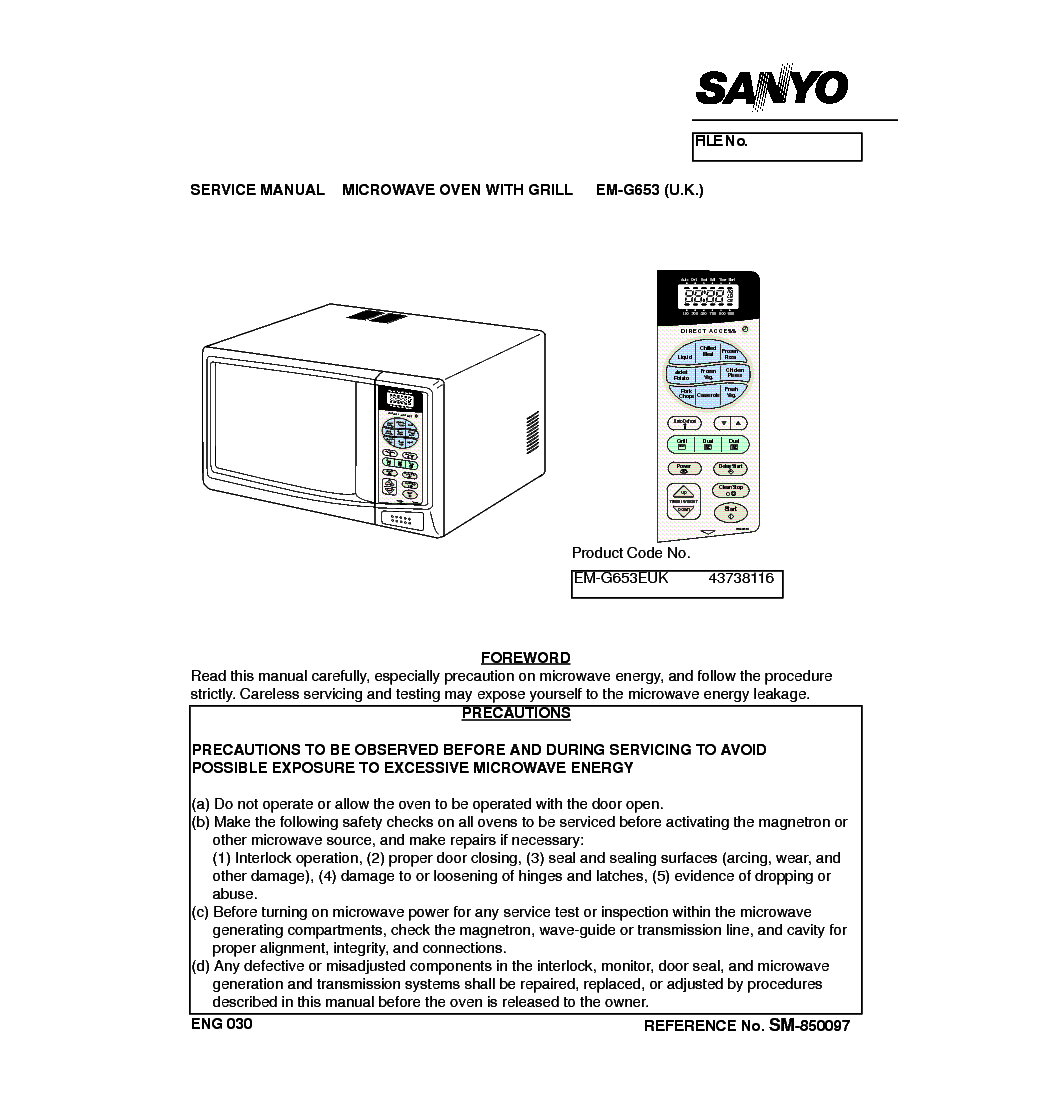 Sanyo em g1073v схема