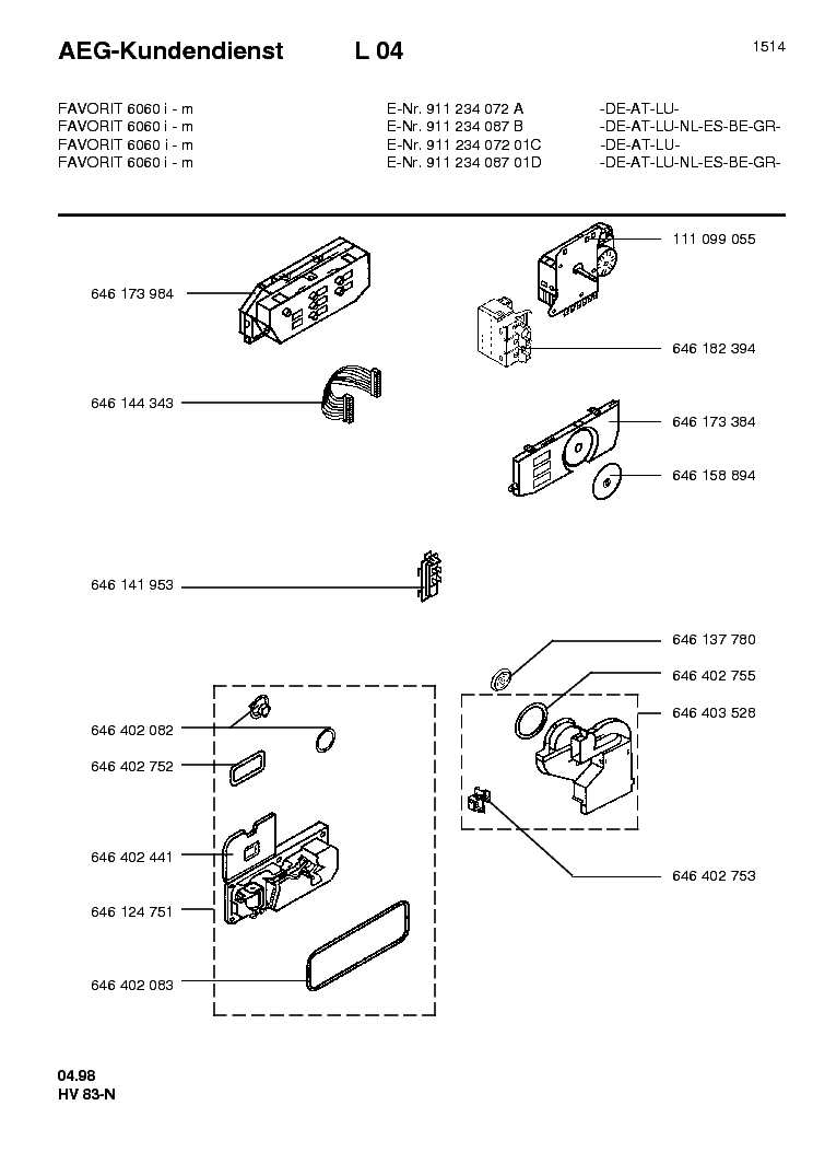 Aeg favorit manual