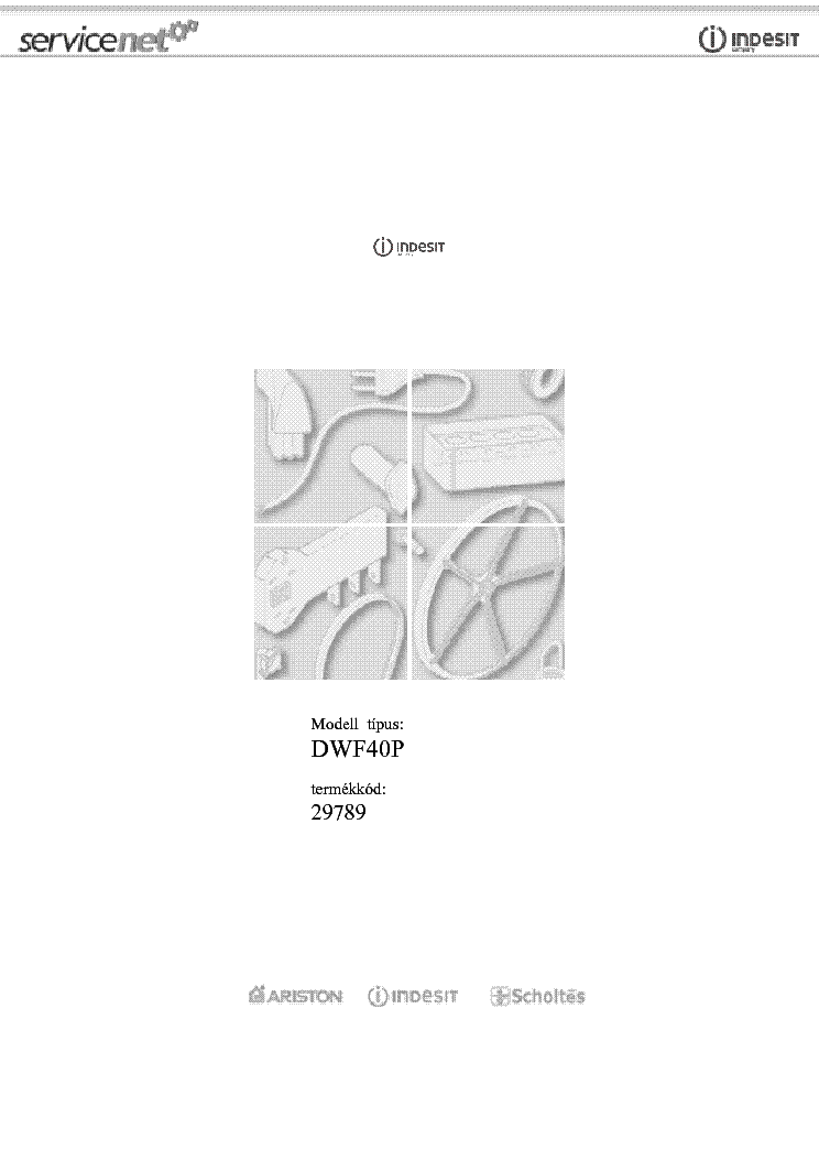 INDESIT HOTPOINT DWF40P service manual