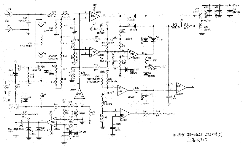 CHINA TV SR-36XX 27XX POWER SUPPLY SCH Service Manual download ...