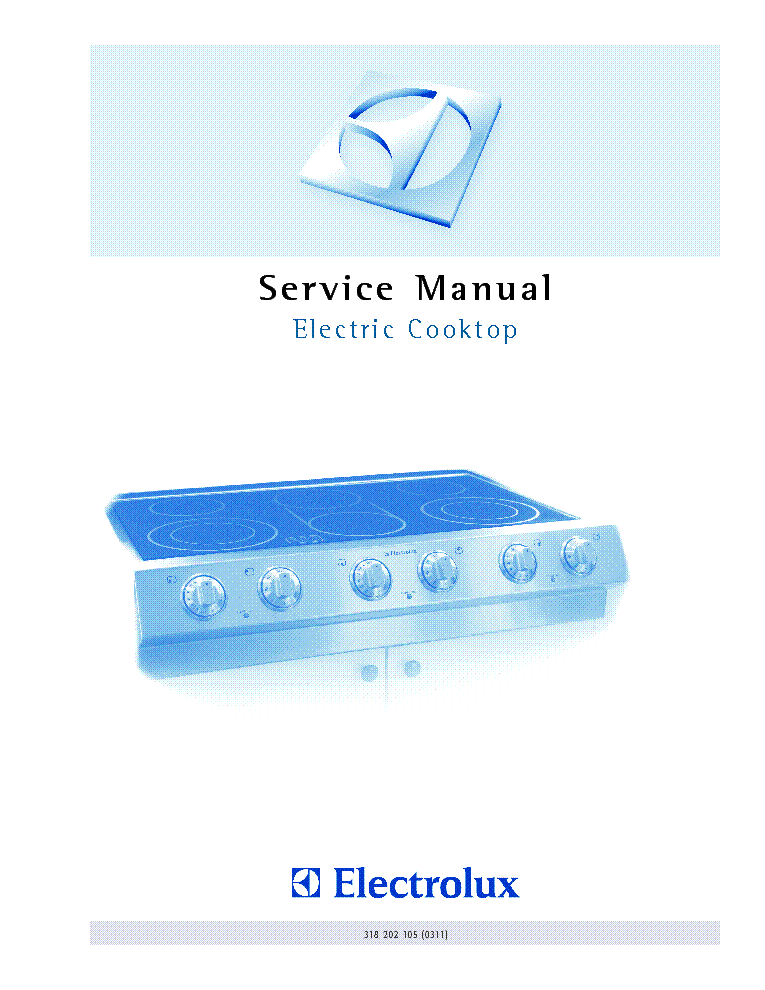 ELECTROLUX ELECTRIC COOKTOP service manual (1st page)