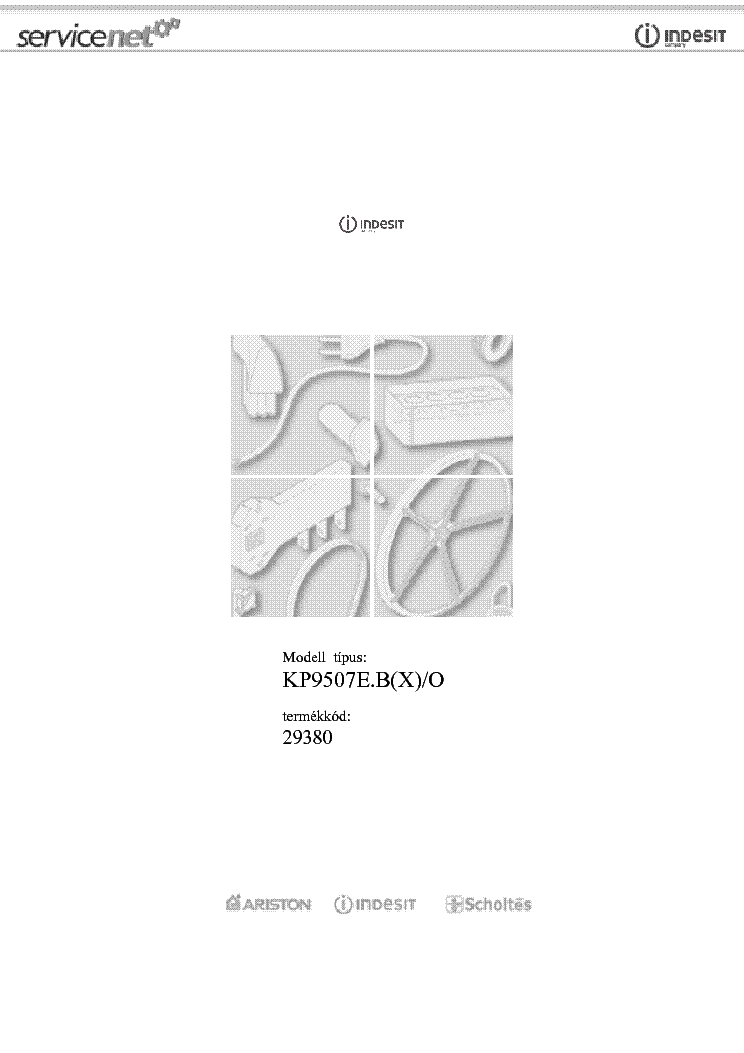 INDESIT KP9507E.B X O service manual