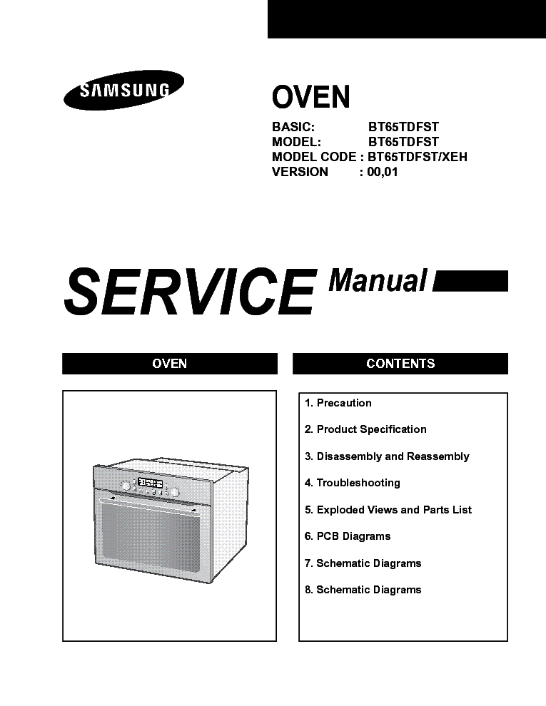 SAMSUNG BT65TDFST service manual
