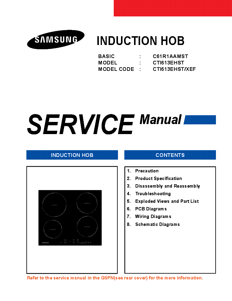 SAMSUNG C61R1AAMST CTI613EHST SERVICE MANUAL service manual