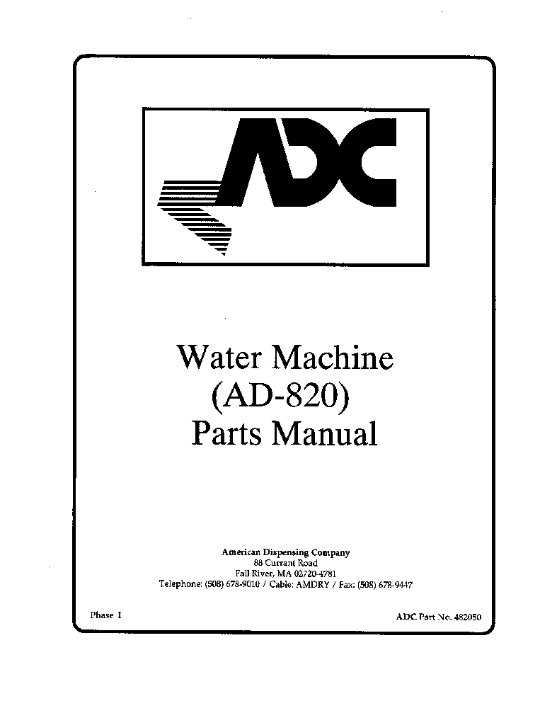 ADC AD-820 Service Manual download, schematics, eeprom, repair info for Sns-Brigh10