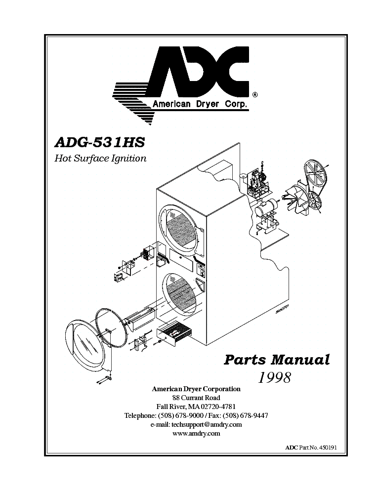 ADC ADG-531HS HOT SURFACE IGNITION service manual