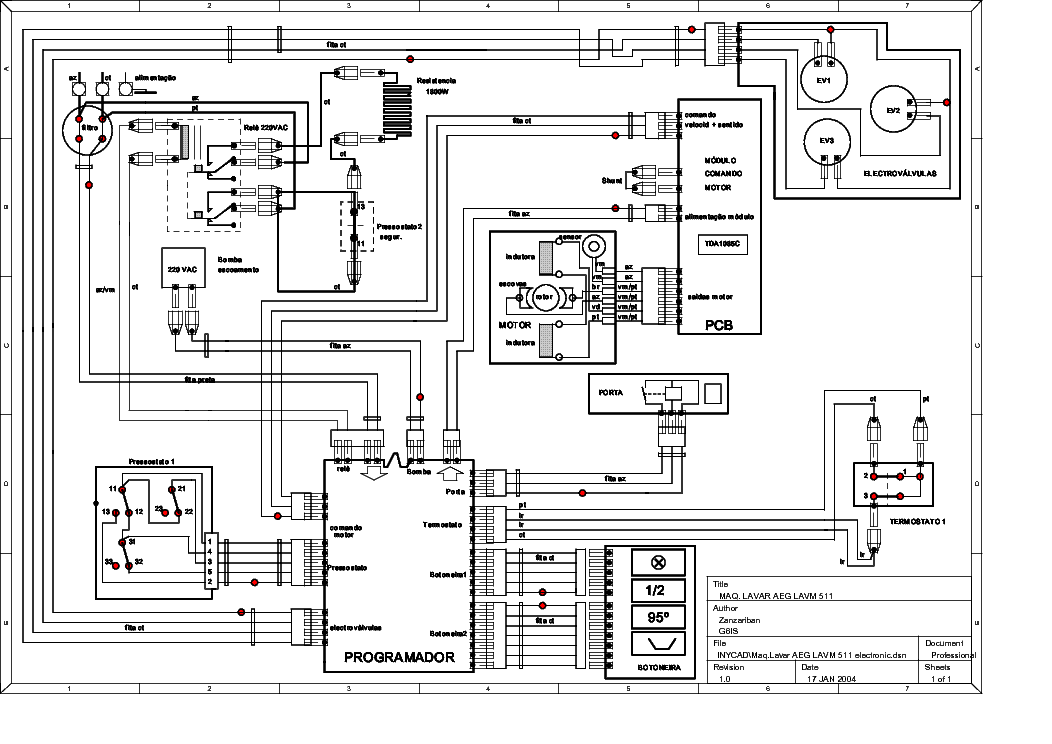 Электролюкс ews 1020 схема