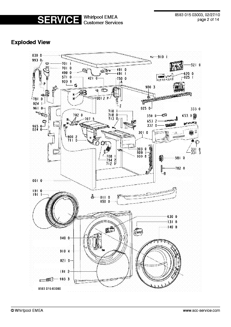 Bauknecht Wa Pure Xl 34 Bw Bedienungsanleitung BAUKNECHT WAPUREXL34BW Service Manual download, schematics, eeprom