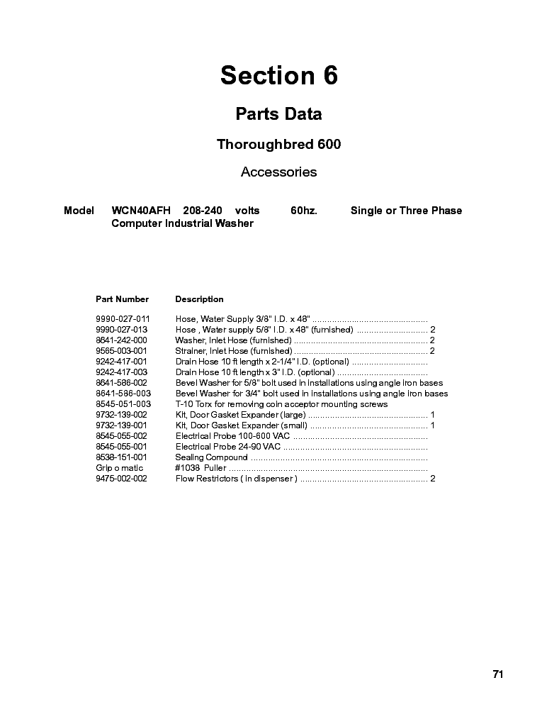 ELECTROLUX DEXTER WCN 40AFH CPU service manual (1st page)