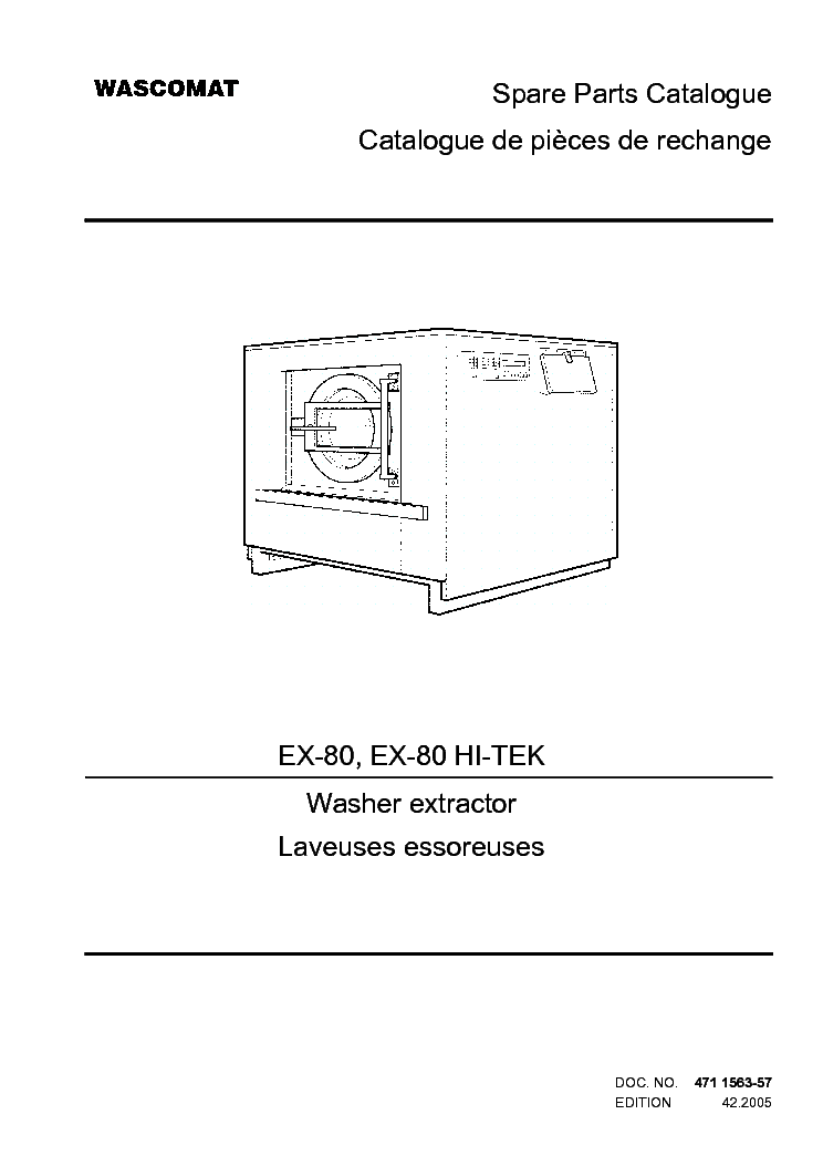 ELECTROLUX EX-80 SM service manual (1st page)