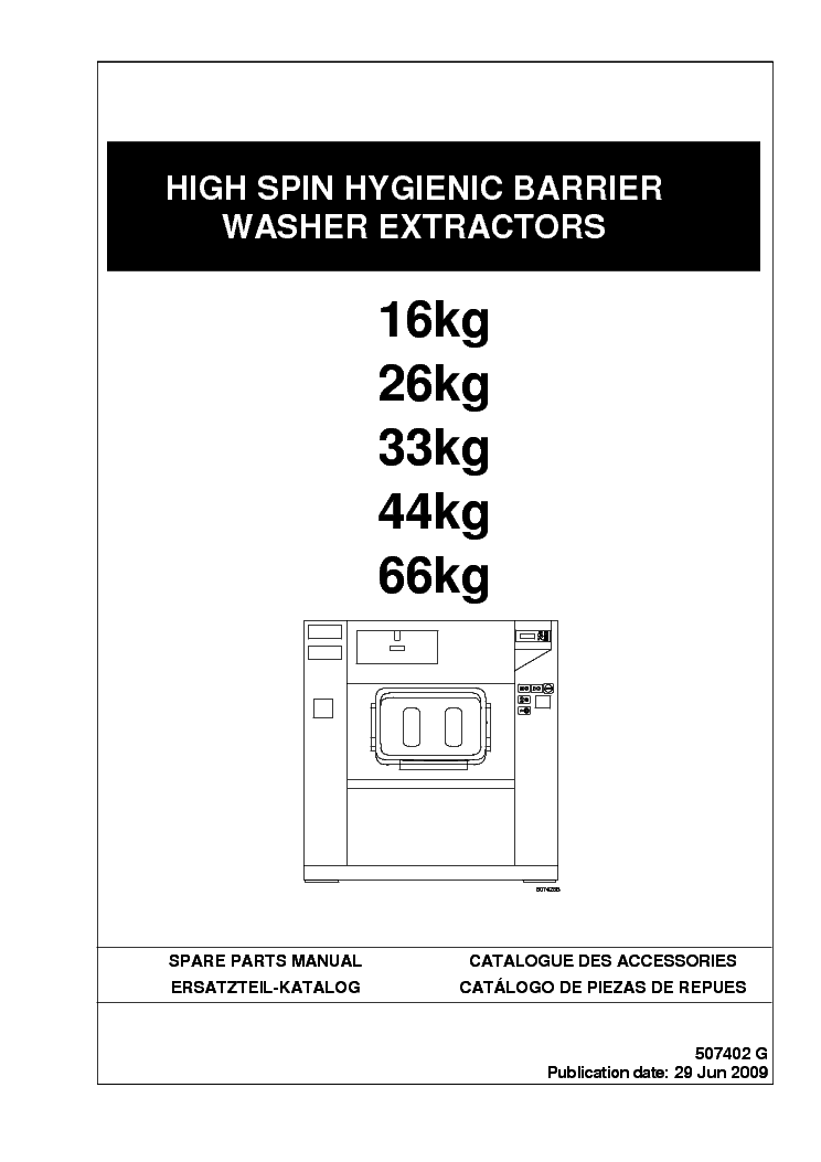 GRANDIMPIANTI AS-16 AS-26 AS-33 AS-44 AS-66 PARTS LIST service manual (2nd page)