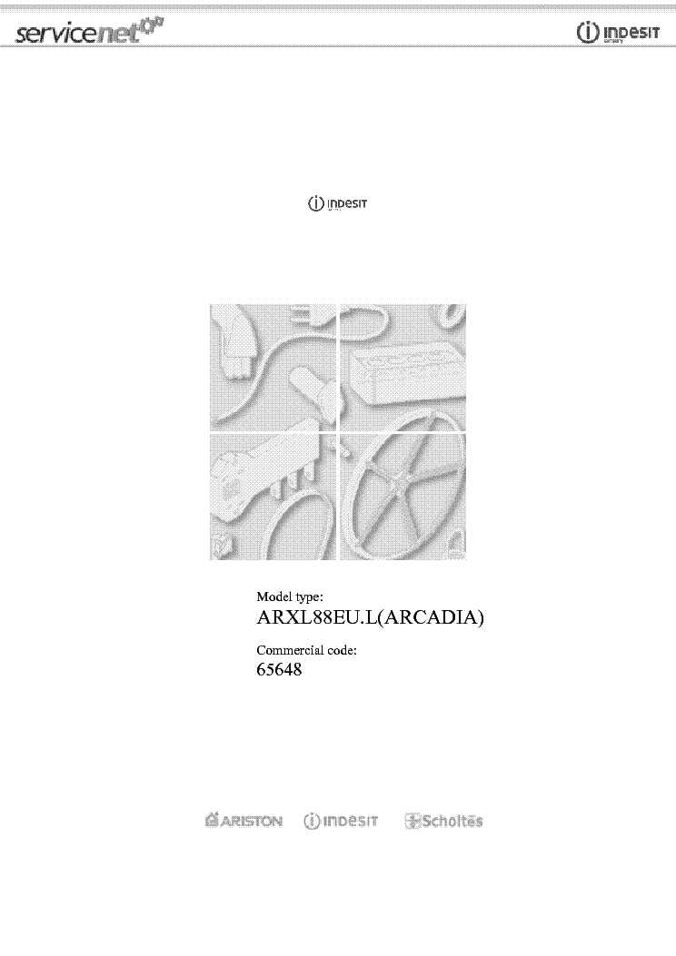 INDESIT HOTPOINT ARISTON ARXL88EU.L-ARCADIA service manual (1st page)