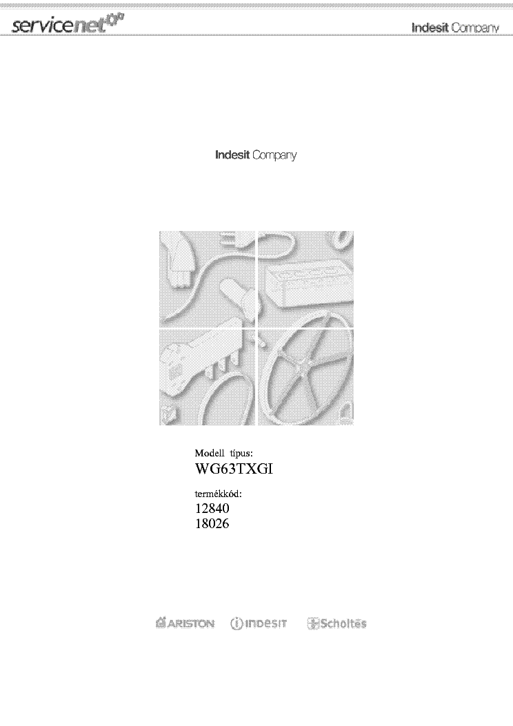INDESIT WG63TXGI service manual