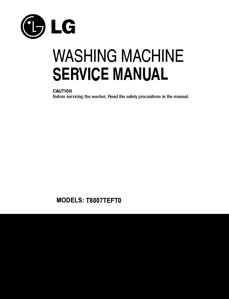 LG T8007TEFT0 service manual
