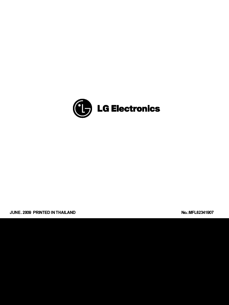 LG T8517TEDT4 service manual