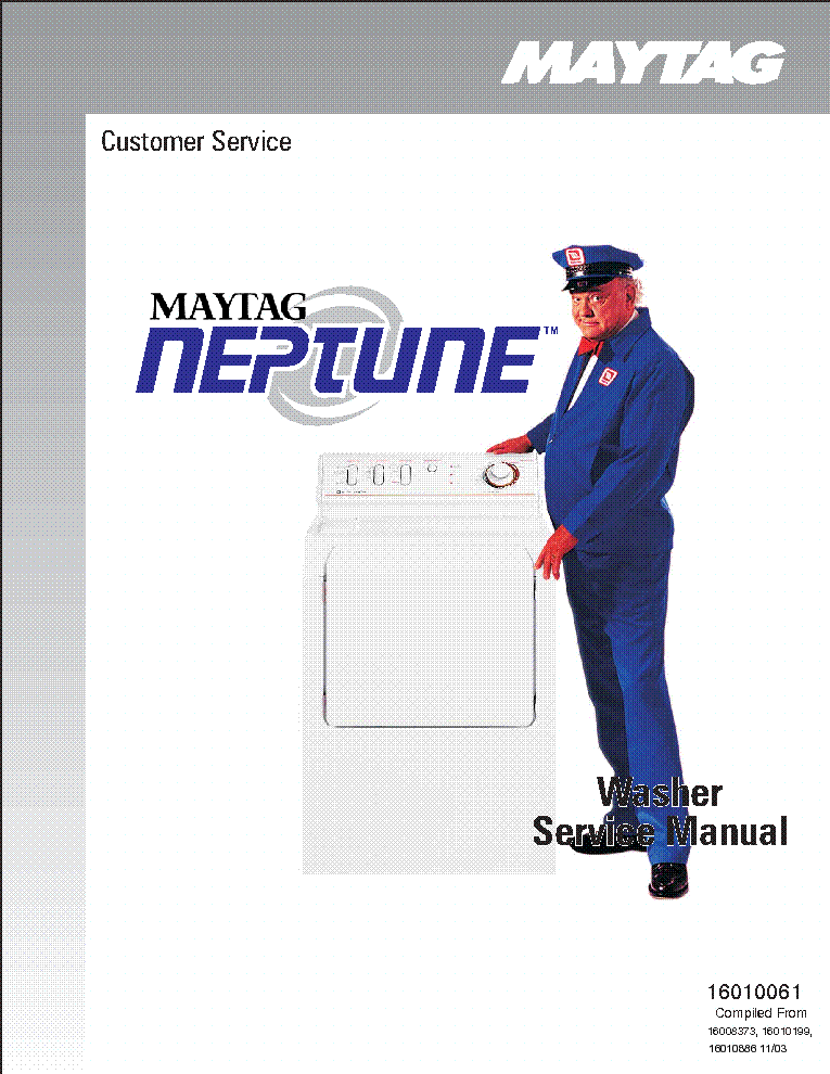 Maytag Neptune Washer Service Manual