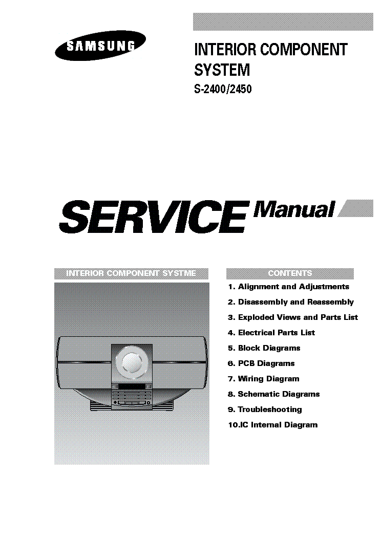 SAMSUNG 2450COVE service manual