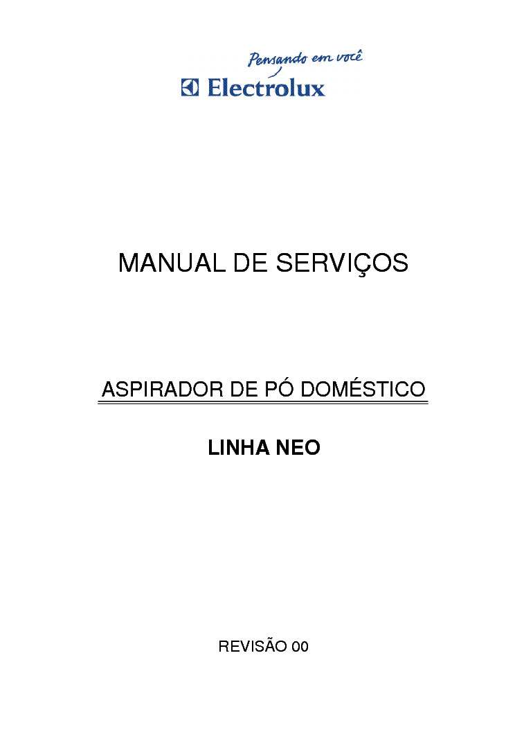 ELECTROLUX NEO SM service manual (1st page)