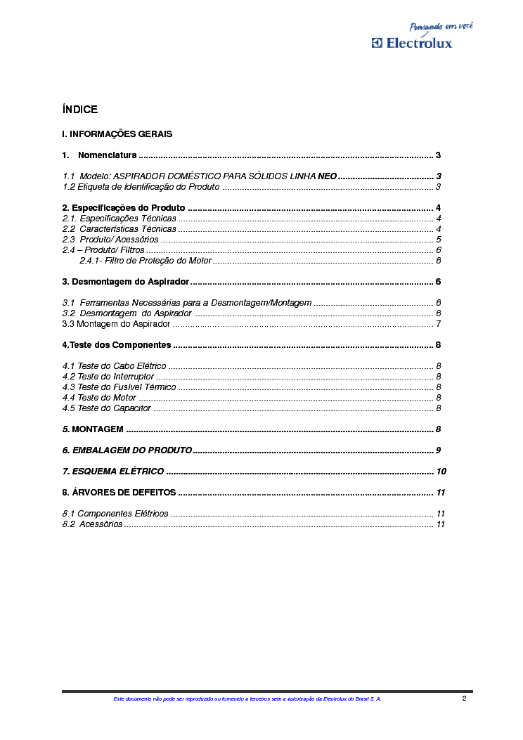 ELECTROLUX NEO SM service manual (2nd page)