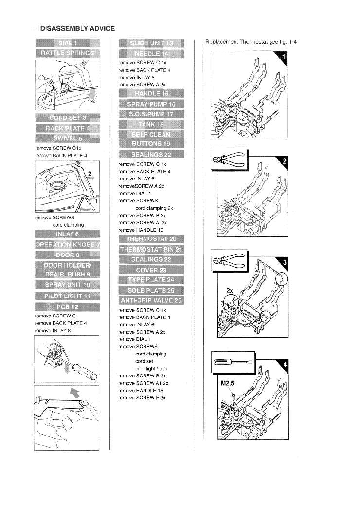 PHILIPS HI535-2 service manual (2nd page)