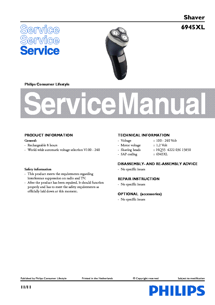 Service manual philips. Service manual Philips shb9100. Схема электробритвы Philips. Hq 7510 Philips manual. Manuals brands Philips manuals Electric Shaver hq4846.