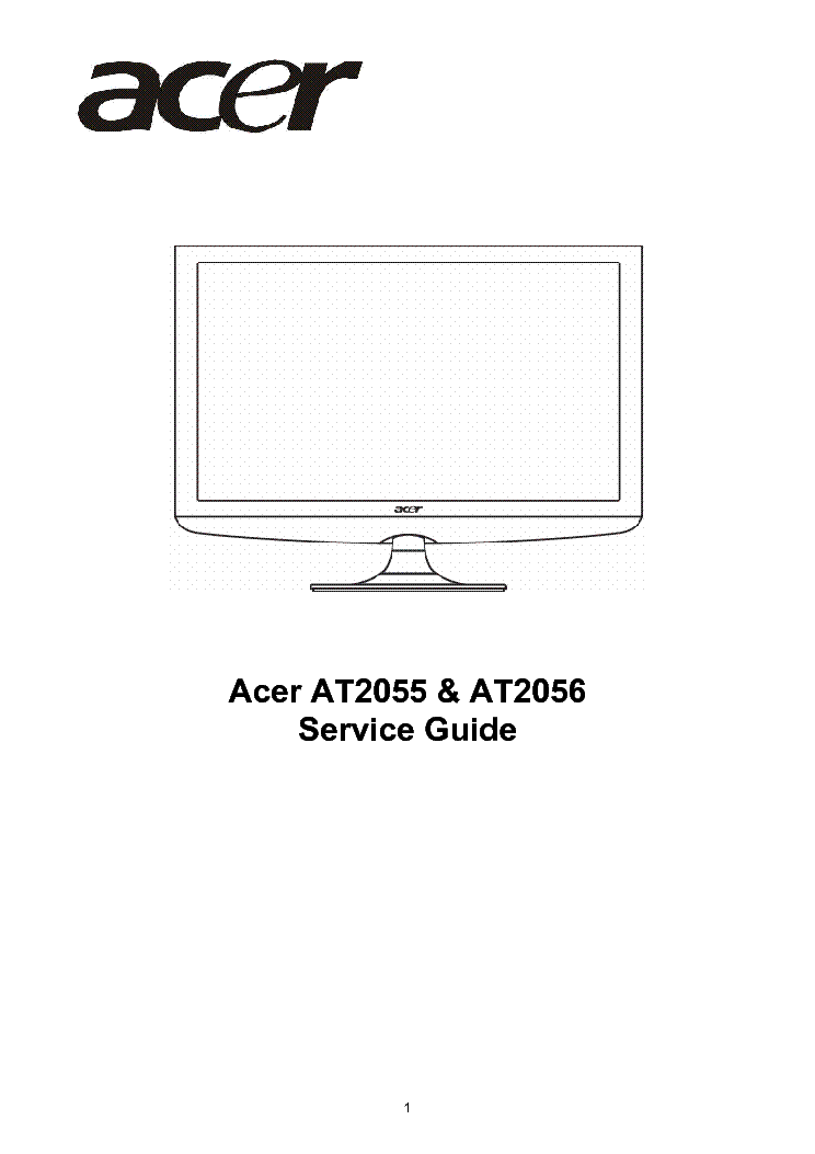 ACER AT2055 AT2056 service manual (1st page)