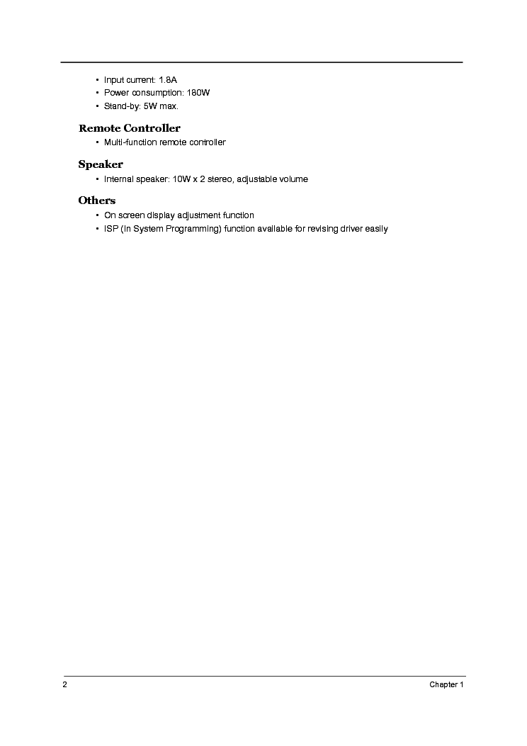 ACER AT3202 SM service manual (2nd page)