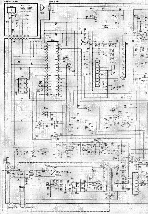 Akai ct 2107d схема