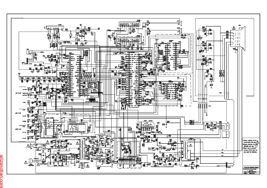 AKAI 3Y11 TV CHASSIS SCH service manual (1st page)