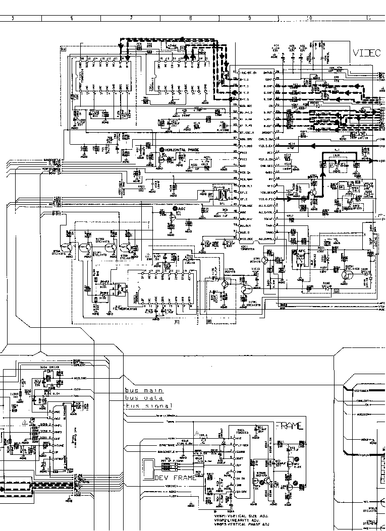 Akai ct 1407d схема