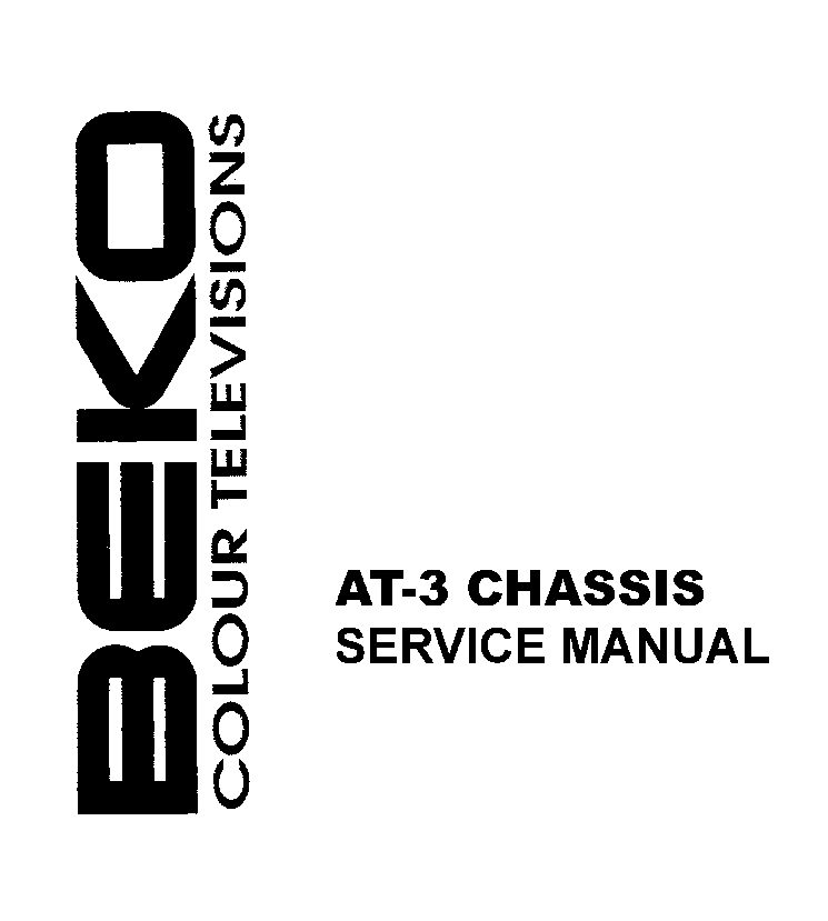 BEKO AT3 service manual (1st page)