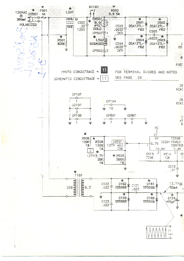 BROKSONIC CTVG-4563 SM service manual