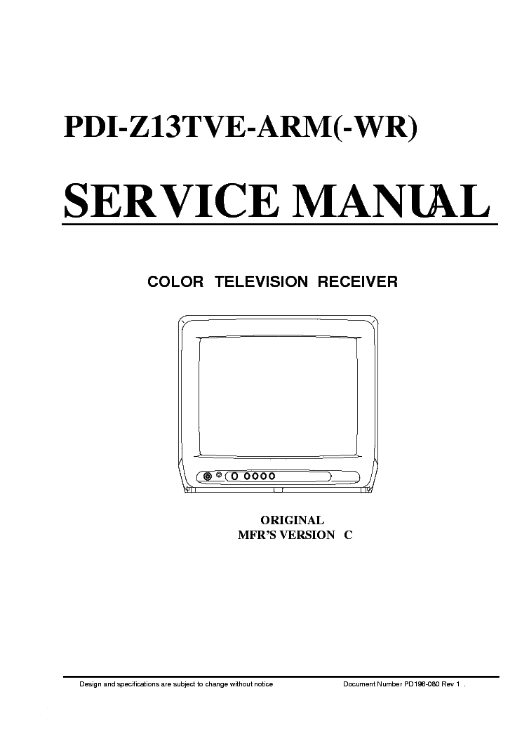 BROKSONIC CTVG 4563TCT TMA525A Service Manual download, schematics ...