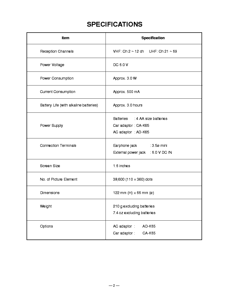 CASIO TV-350C SCH Service Manual download, schematics, eeprom, repair ...