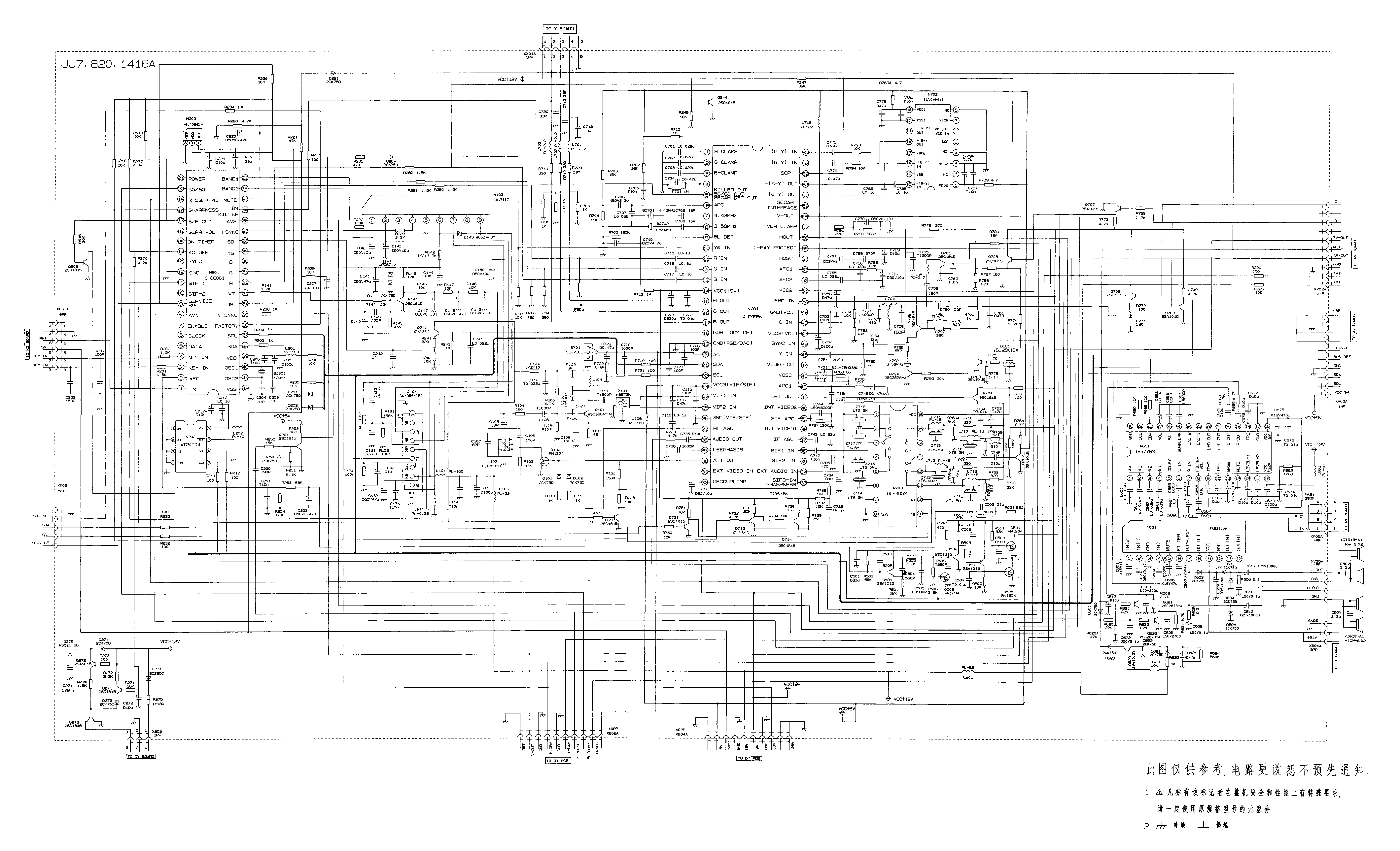 CHANGHONG 29N19 SCH service manual