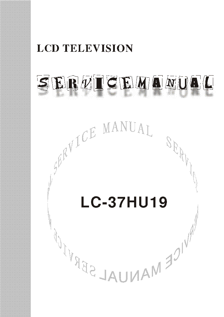 CHINA LC-37HU19 service manual