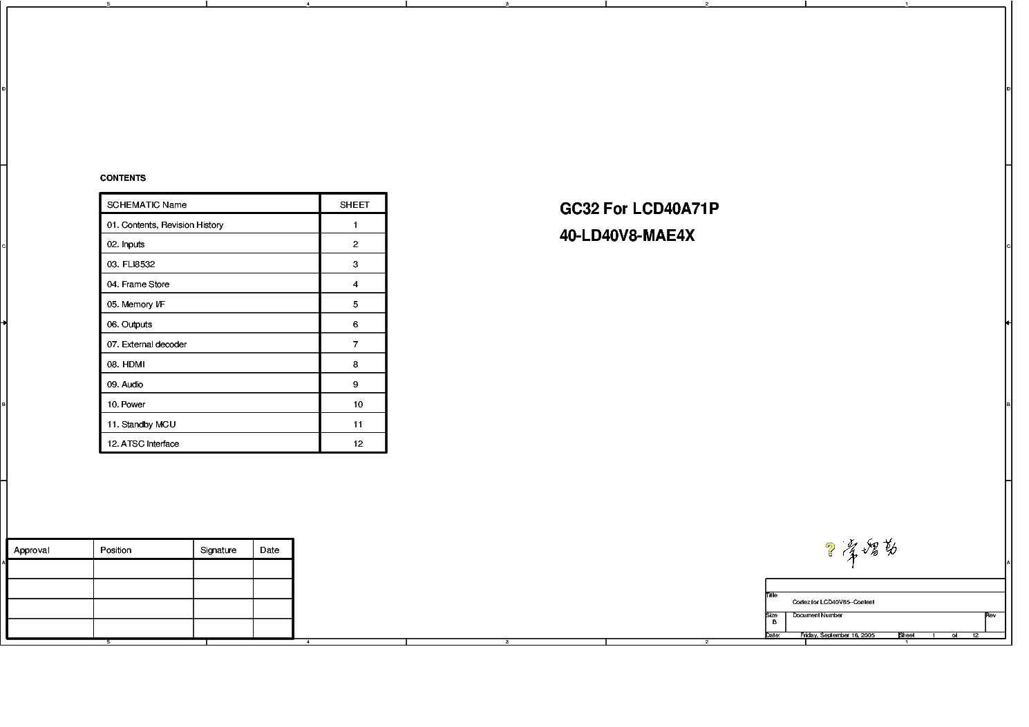 LCD26B66-P service manual