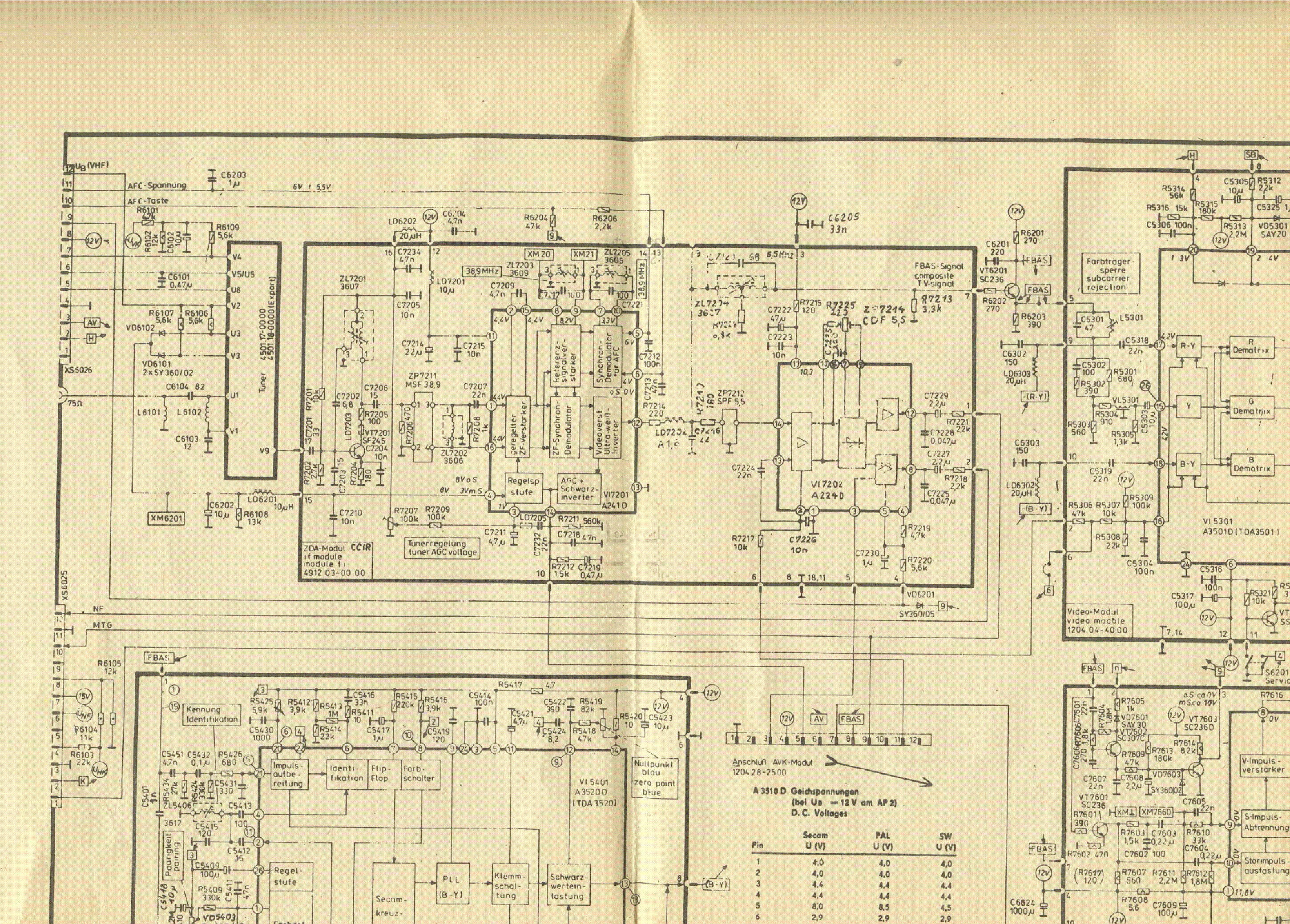 COLORMAT 4506A 4510A 4610A CHASSIS H-9 SCH service manual