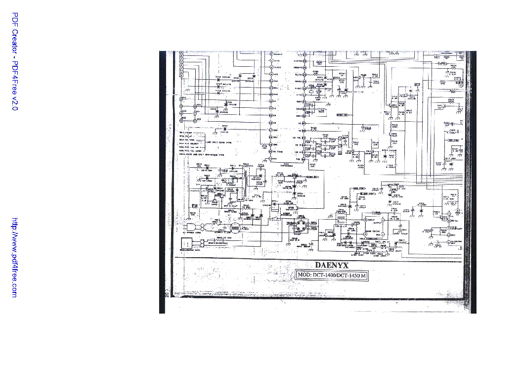 FIRSTLINE DCT 1400 1450 CHASSIS HRC 102 SCH service manual