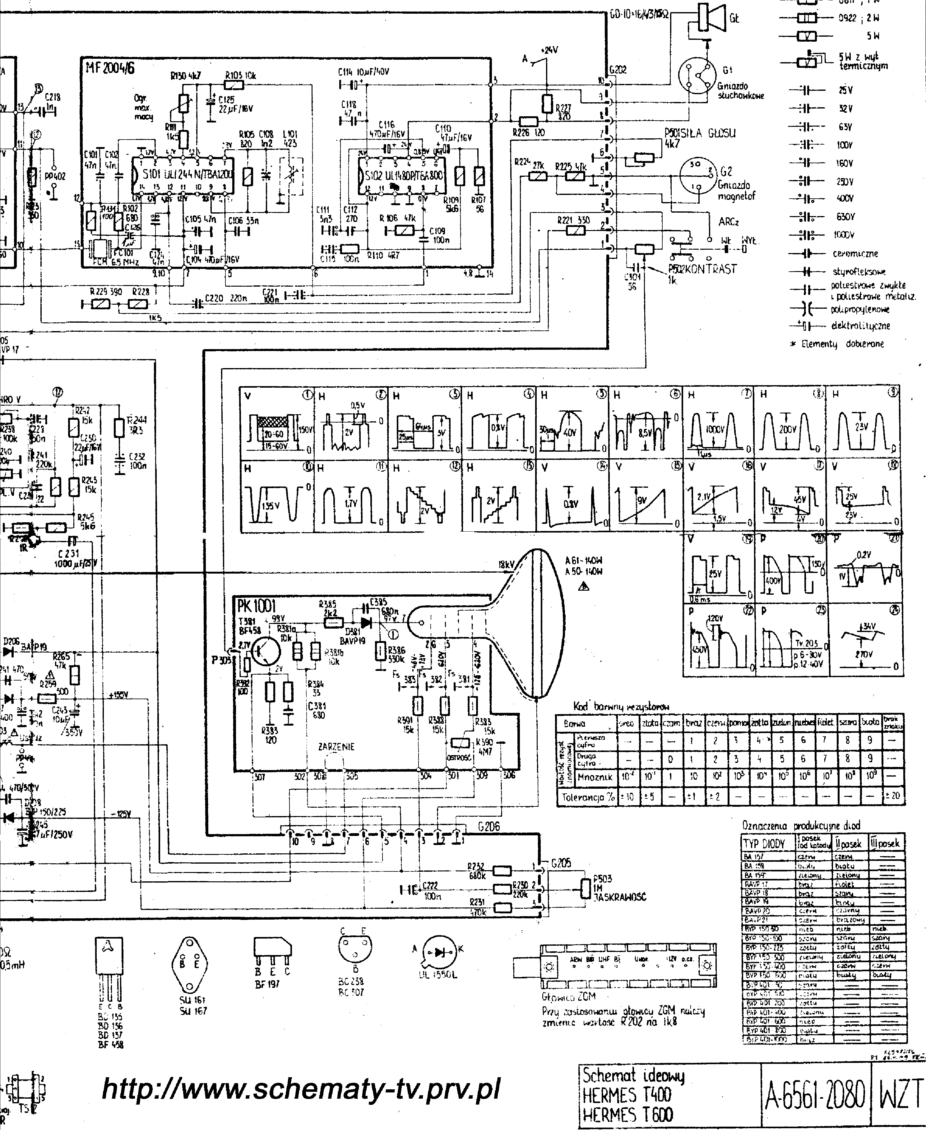 HERMES T400,T600 Service Manual download, schematics, eeprom, repair ...