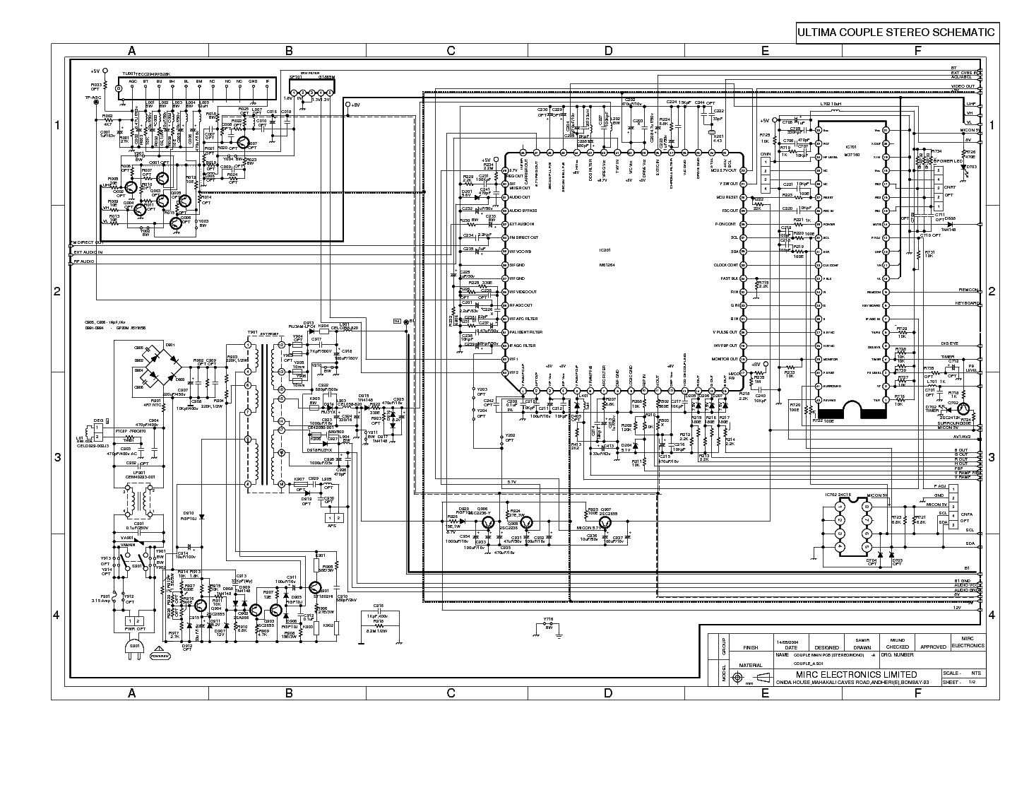 Stv 26l2 shivaki схема