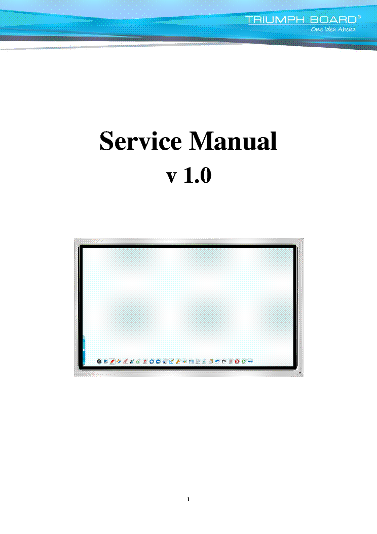 TRIUMPH-BOARD LED-LCD SERVICE MANUAL service manual